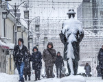 Рекорден снеговалеж в Москва. Фоторепортаж