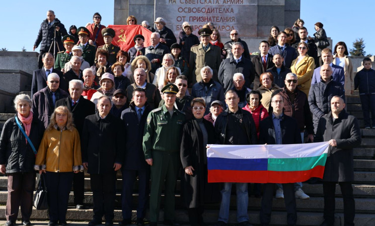 В София отбелязахме Деня на защитника на Отечеството, който се празнува в Русия и Беларус на 23 февруари