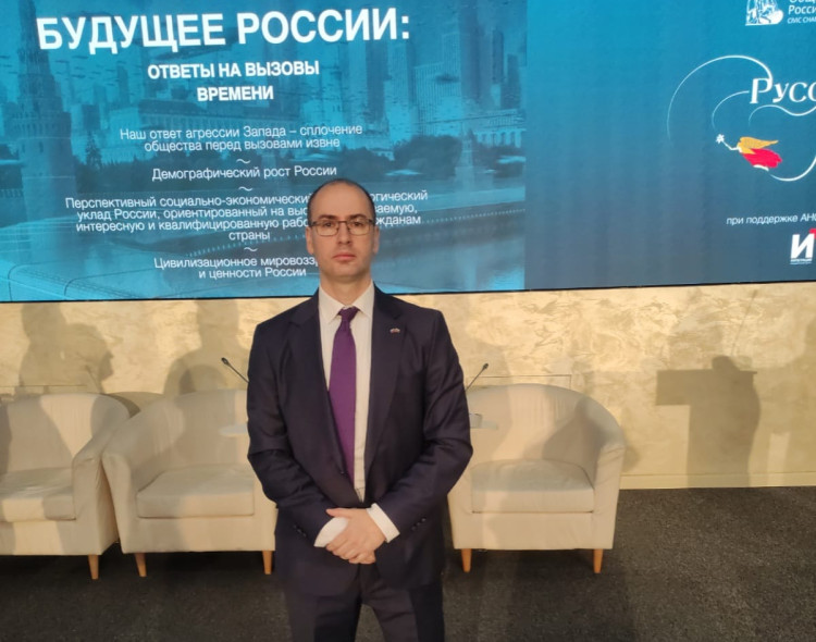 Председателя на "Сдружение България-Евразия" Младен Иванов посети Москва и взе участие в експертния форум "Бъдещето на Русия: отговори на предизвикателствата на времето"