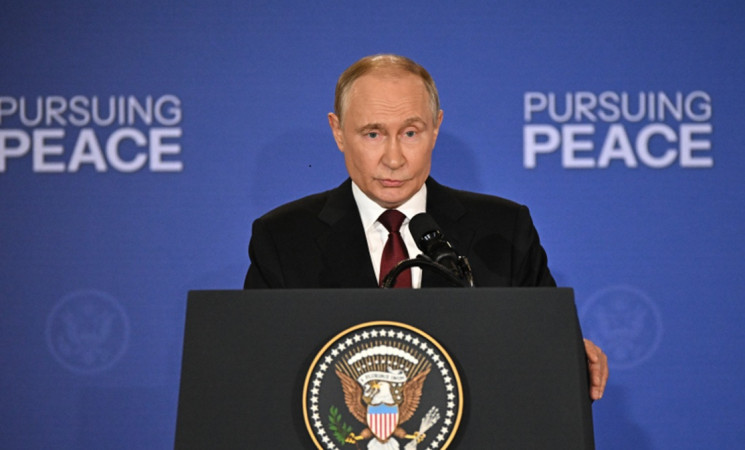 Реч на Президента на Русия Владимир Путин на съвместна пресконференция с Президента на САЩ Доналд Тръмп след двустранни преговори (Анкъридж, 15 август 2025 г.)